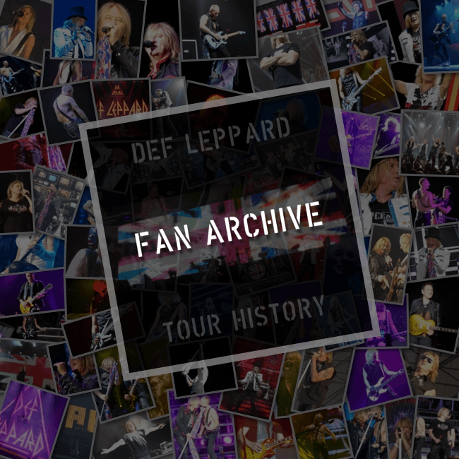 Def Leppard Tour History.