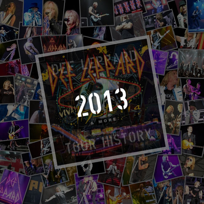 Def Leppard VIVA! Hysteria/Summer Tour 2013.