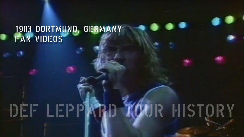 Def Leppard 1983 Dortmund Fan Videos.