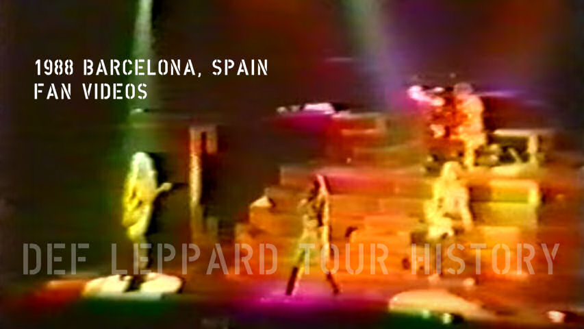 Def Leppard 1988 Fan Videos.