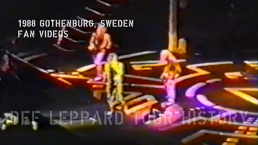 Def Leppard Fan Videos 1988.