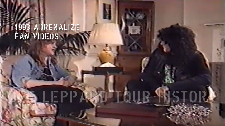 Def Leppard 1993 Adrenalize Fan Videos.