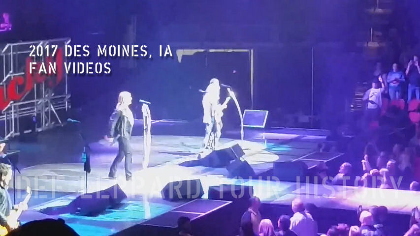 Def Leppard 2017 Des Moines, IA Fan Videos.