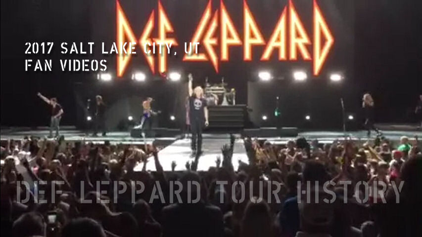 Def Leppard 2017 Salt Lake City, UT Fan Videos.