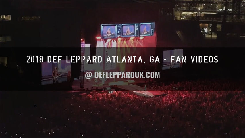 Def Leppard 2018 Fan Videos.