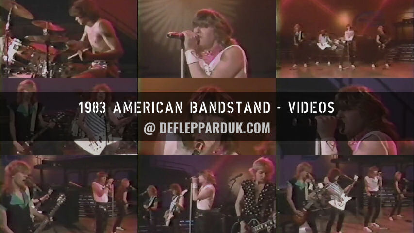 Def Leppard Fan Videos 1983.