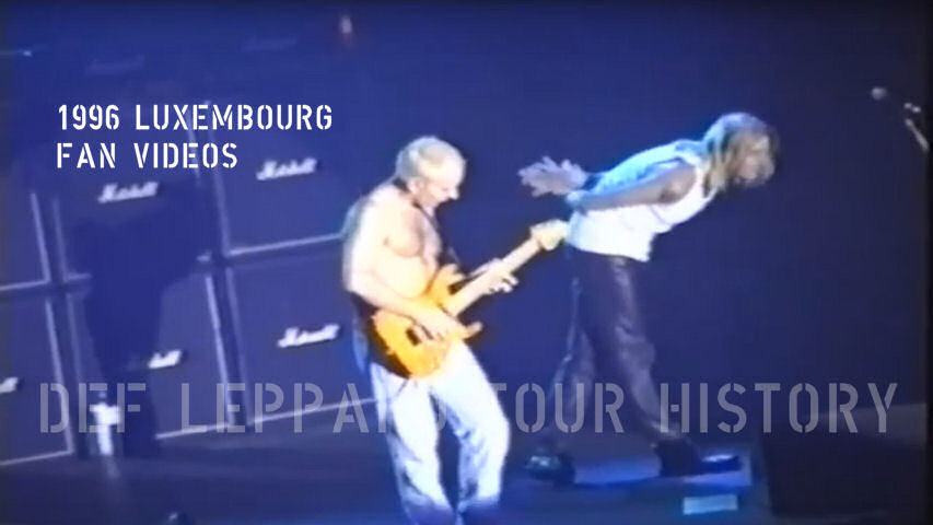 Def Leppard 1996 Petange, Luxembourg Fan Videos.