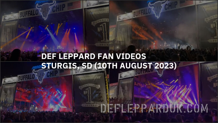 Def Leppard 2023 Fan Videos.