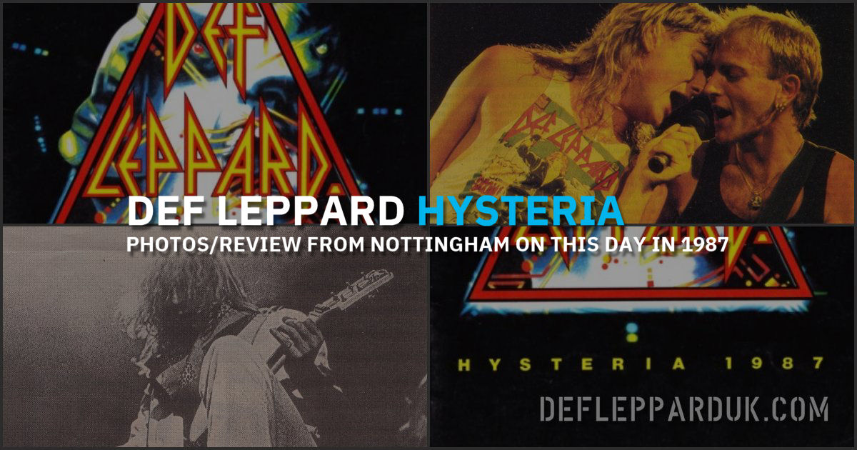 Def Leppard September 1987.