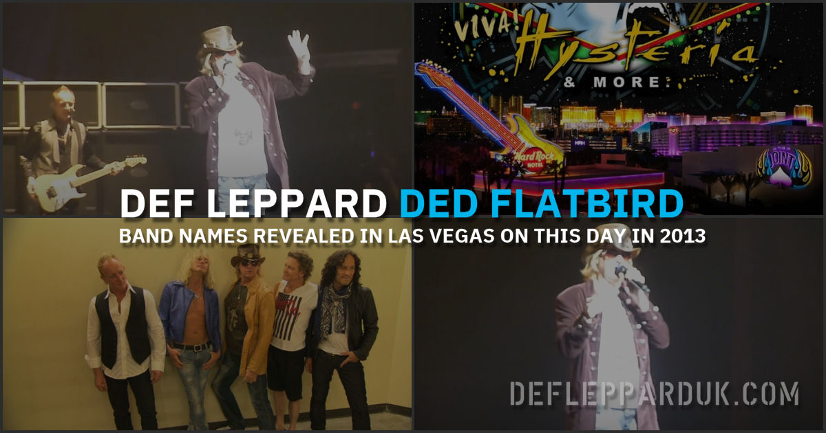 Def Leppard 2013.