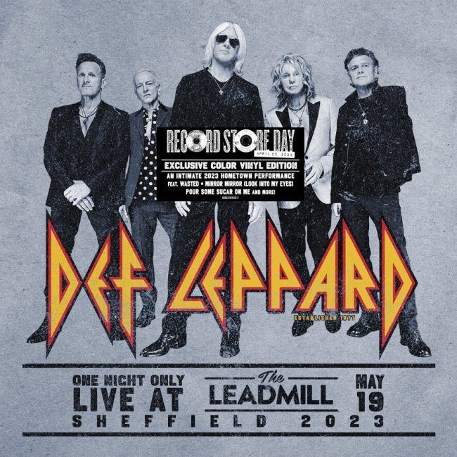 DEF LEPPARD To Release LIVE AT THE LEADMILL Record Store Day 2024