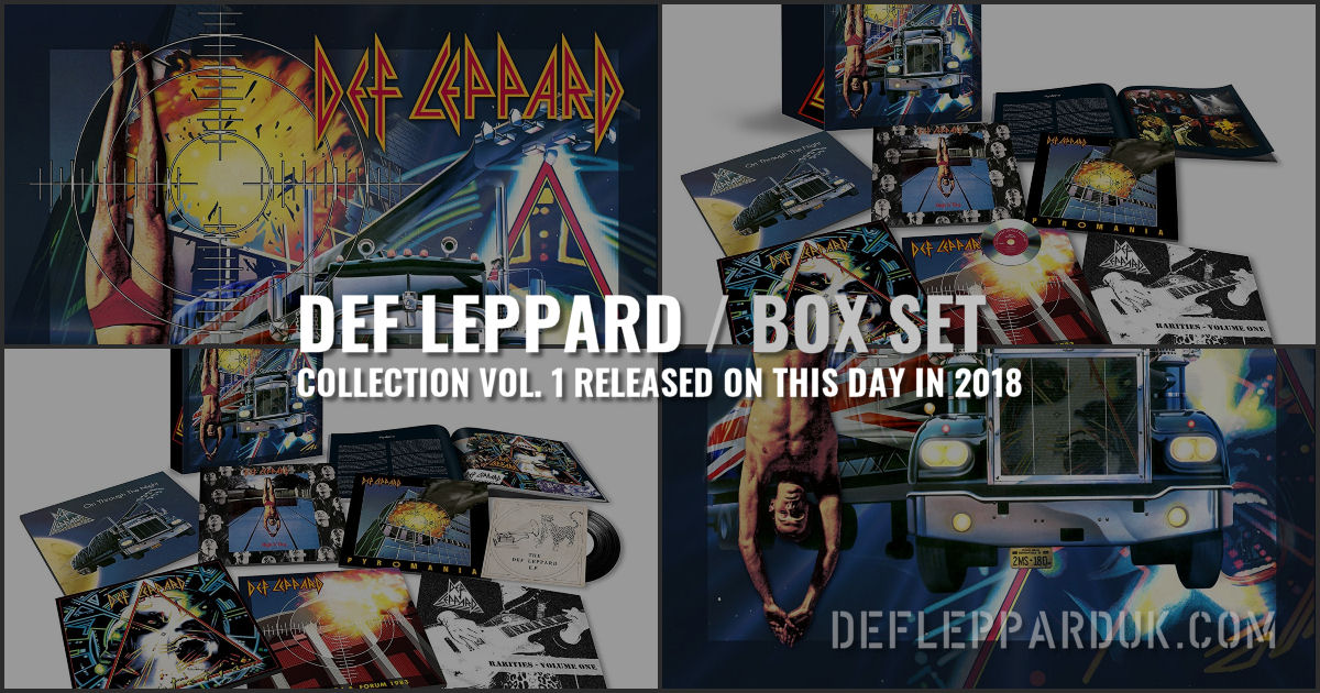 4 Years Ago DEF LEPPARD's Collection Volume 1 CD/Vinyl Box Set