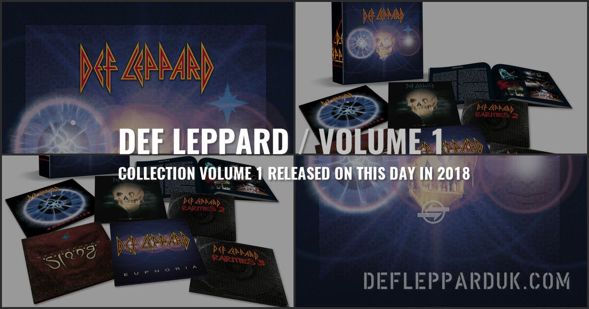 3 Years Ago DEF LEPPARD's Collection Volume 1 CD/Vinyl Box Set