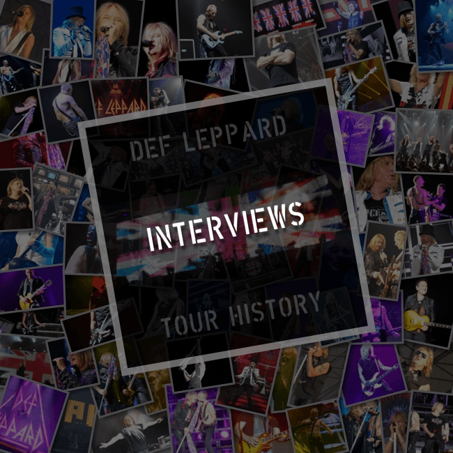 Def Leppard Interviews 2021.