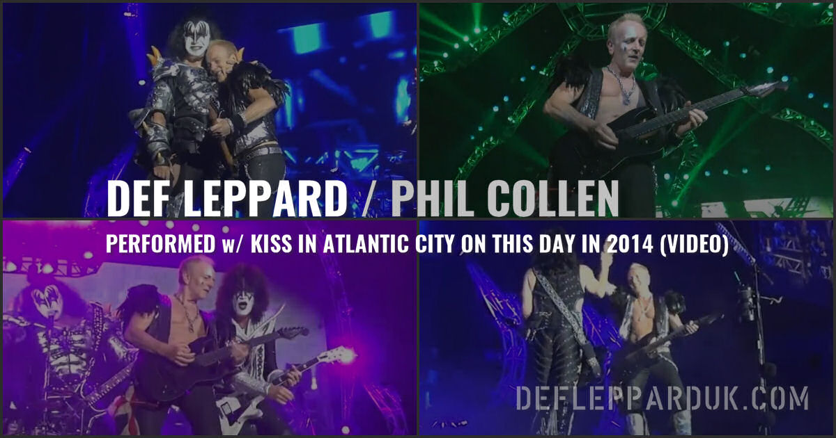 7 Years Ago Def Leppards Phil Collen Plays Deuce With Kiss Video 