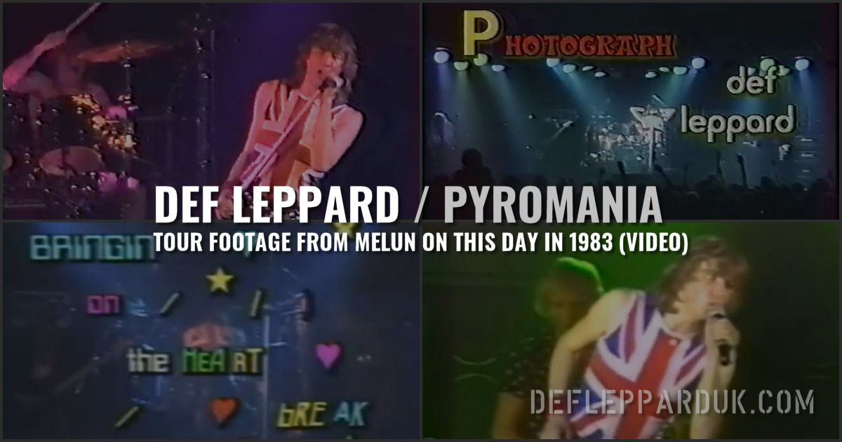 Def Leppard 1983.