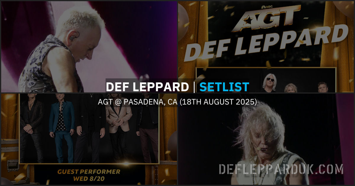 Def Leppard 2025.