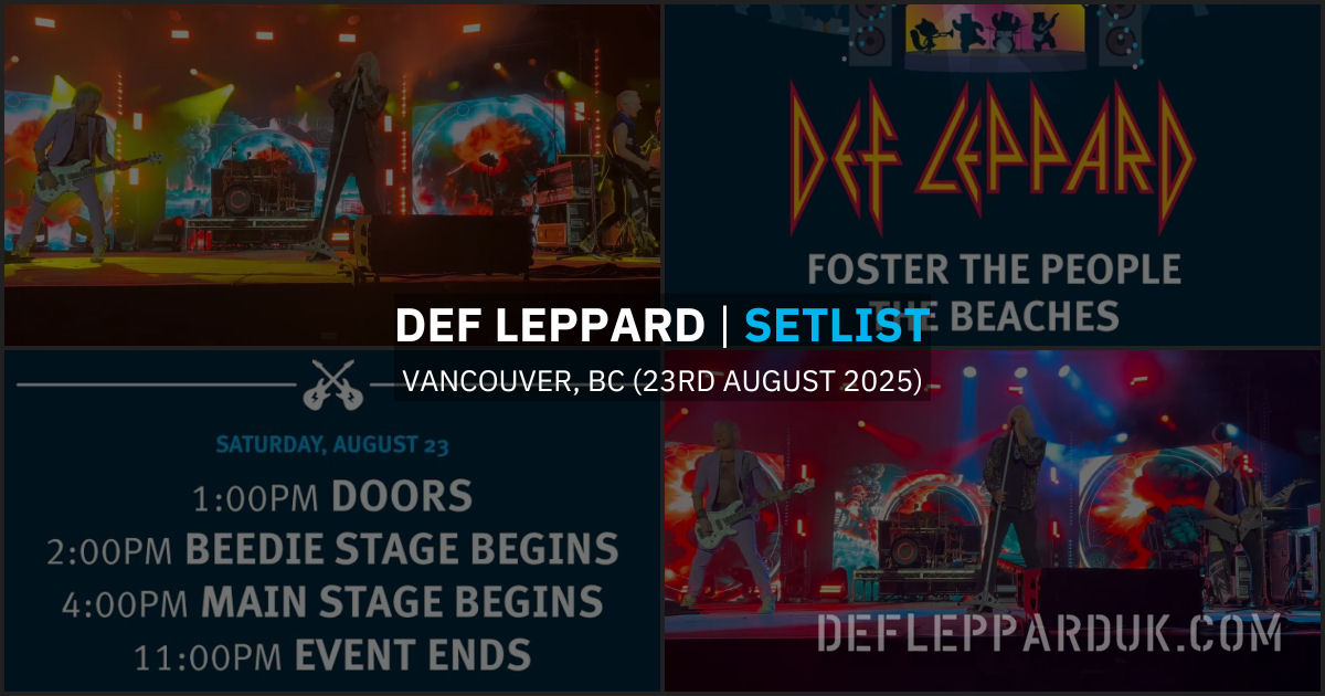 Def Leppard 2025.