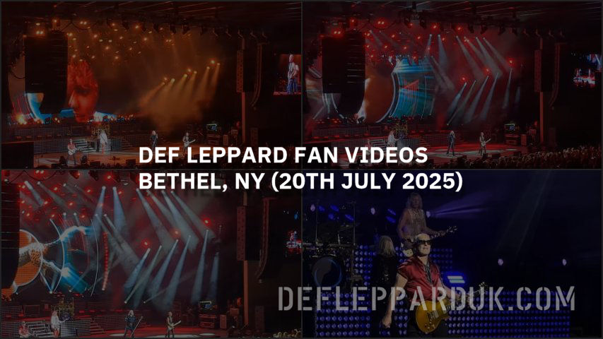Def Leppard 2025 Fan Videos.
