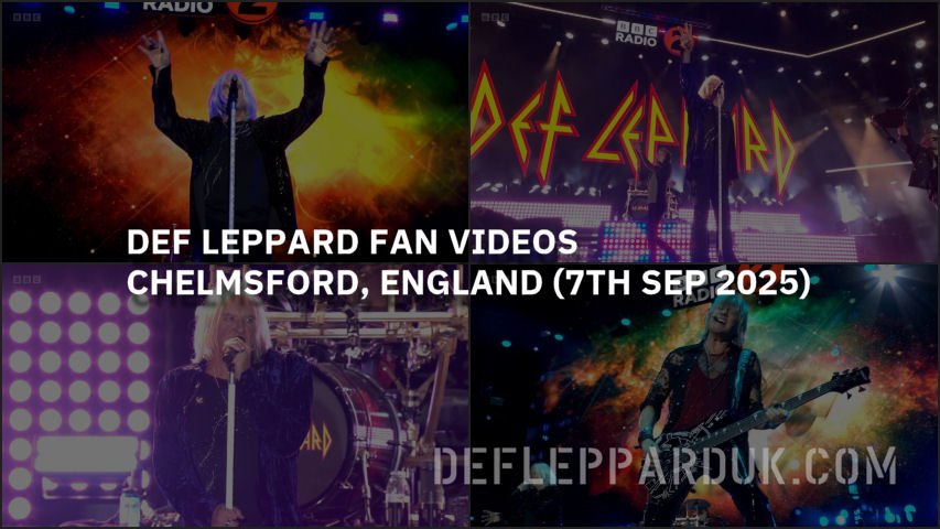 Def Leppard 2025 Fan Videos.