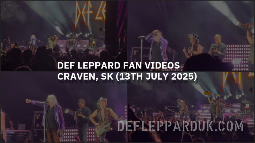 Def Leppard 2025 Fan Videos.