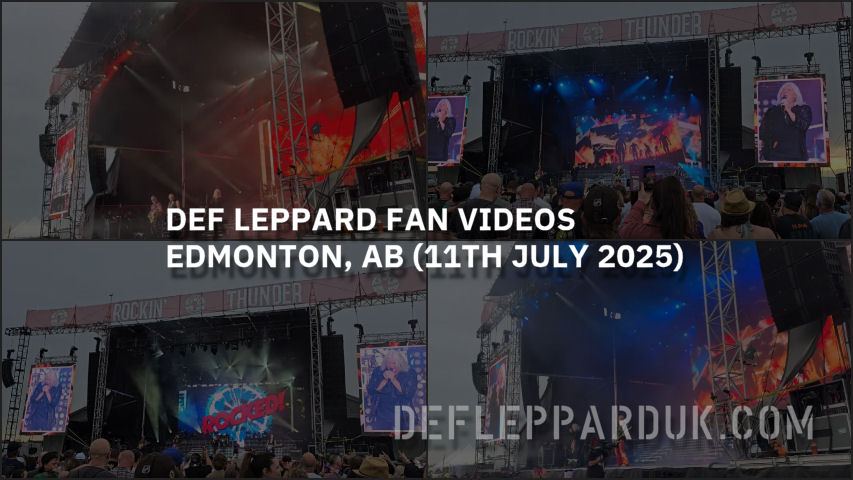 Def Leppard 2025 Fan Videos.