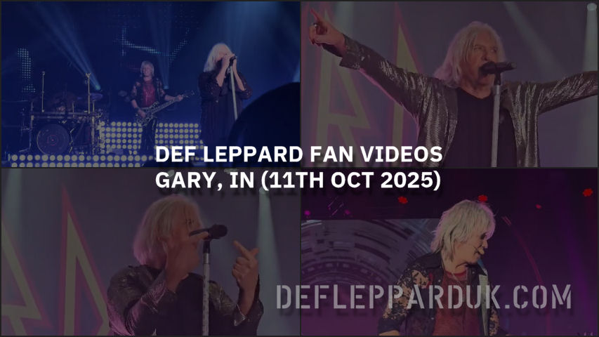 Def Leppard 2025 Fan Videos.