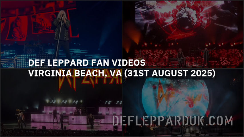 Def Leppard 2025 Fan Videos.