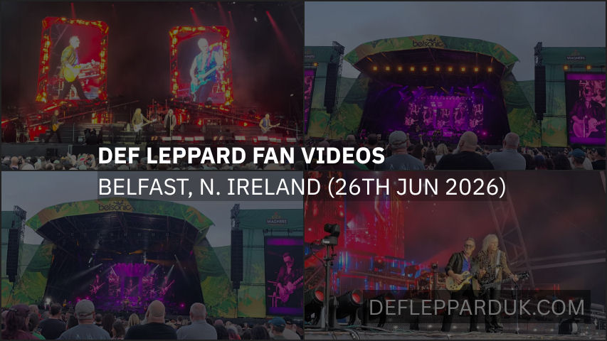 Def Leppard 2026 Fan Videos.