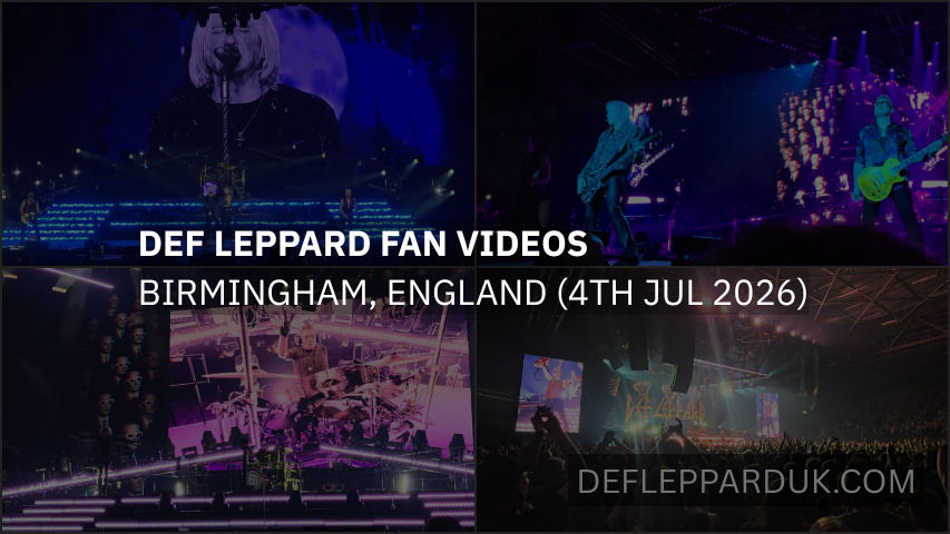 Def Leppard 2026 Fan Videos. Def Leppard 2026 Fan Videos.