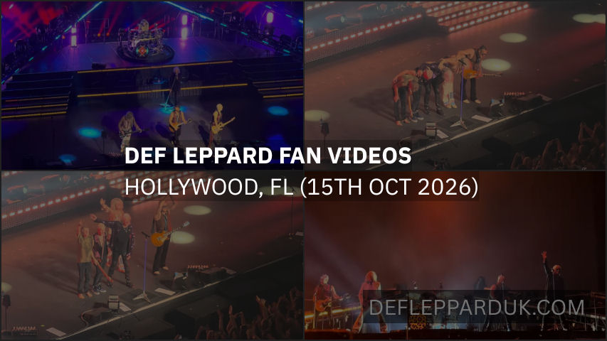 Def Leppard 2026 Fan Videos.