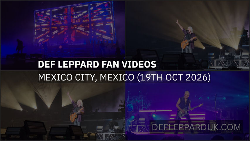 Def Leppard 2026 Fan Videos.