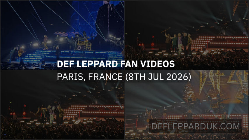 Def Leppard 2026 Fan Videos. Def Leppard 2026 Fan Videos.