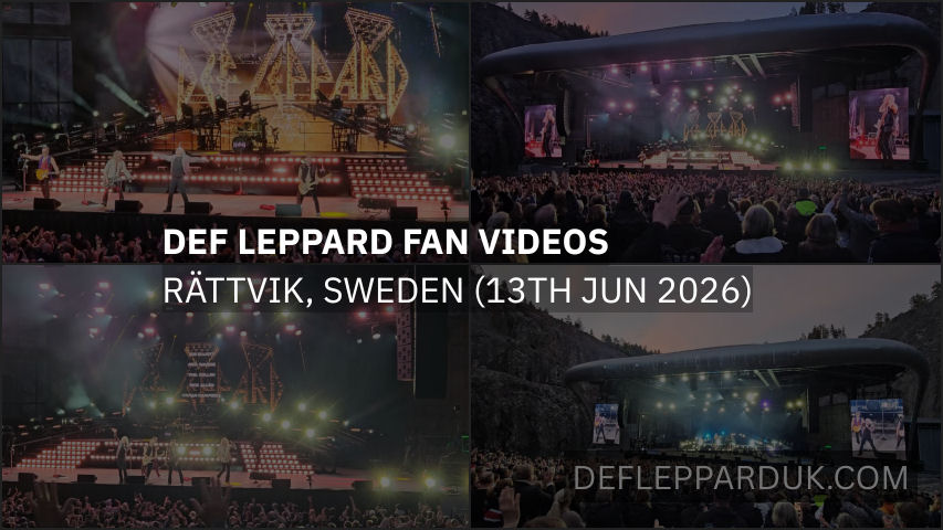 Def Leppard 2026 Fan Videos.