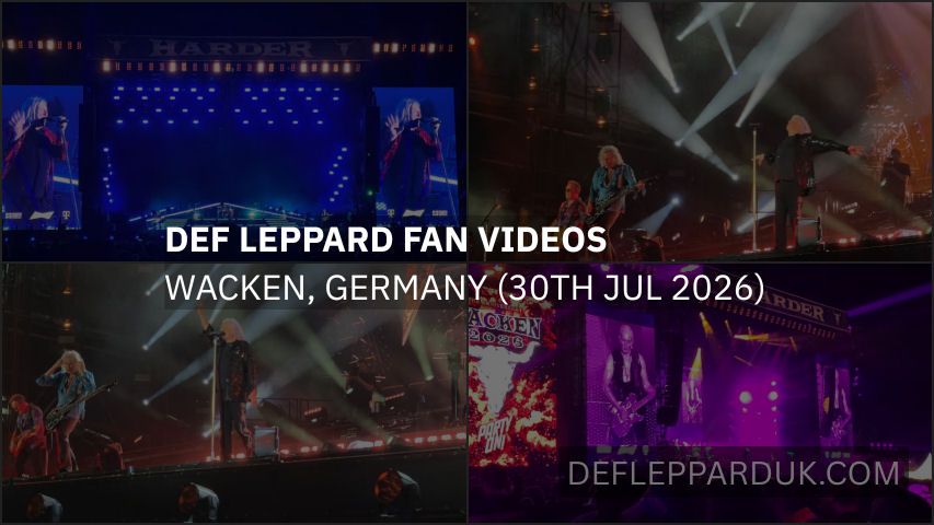 Def Leppard 2026 Fan Videos. Def Leppard 2026 Fan Videos.