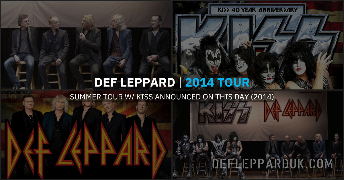 Def Leppard 2014. Def Leppard 2014.