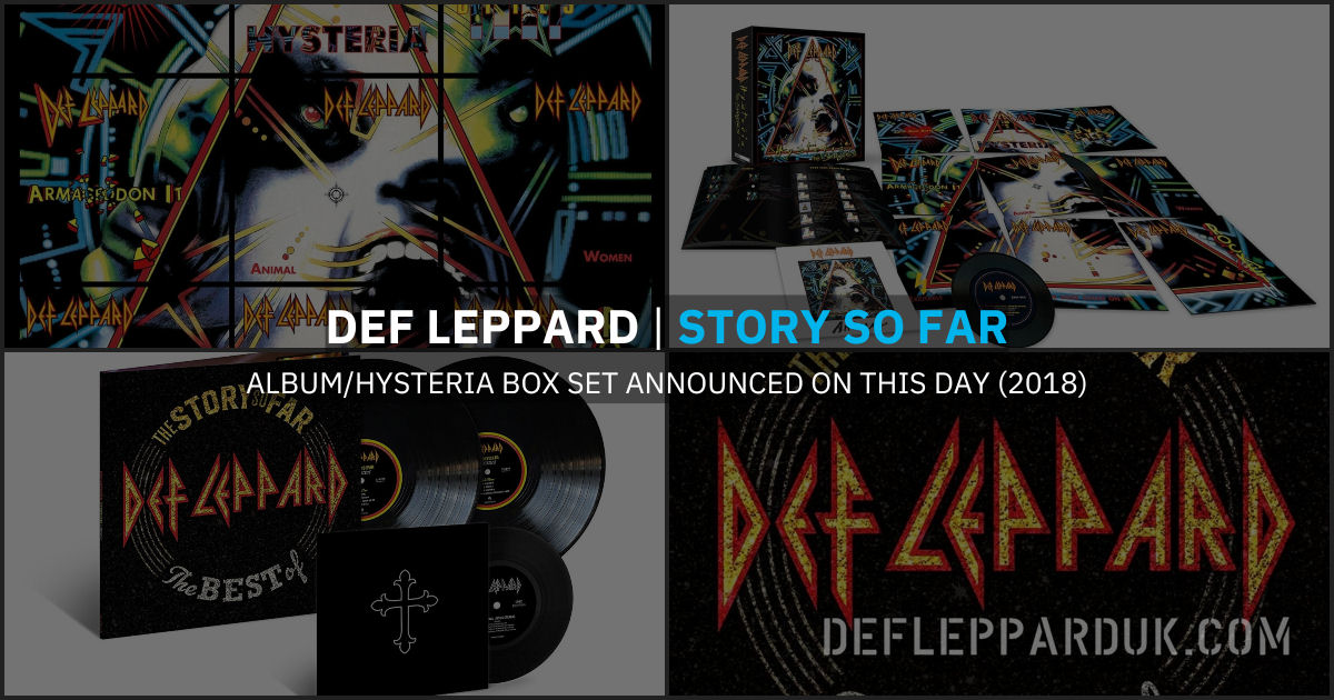 Def Leppard 2018. Def Leppard 2018.