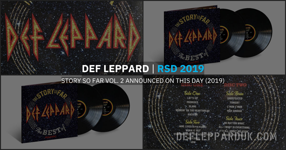 Def Leppard 2019.