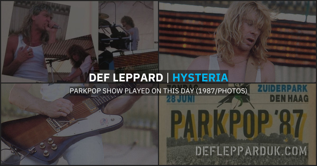 Def Leppard 1987. Def Leppard 1987.