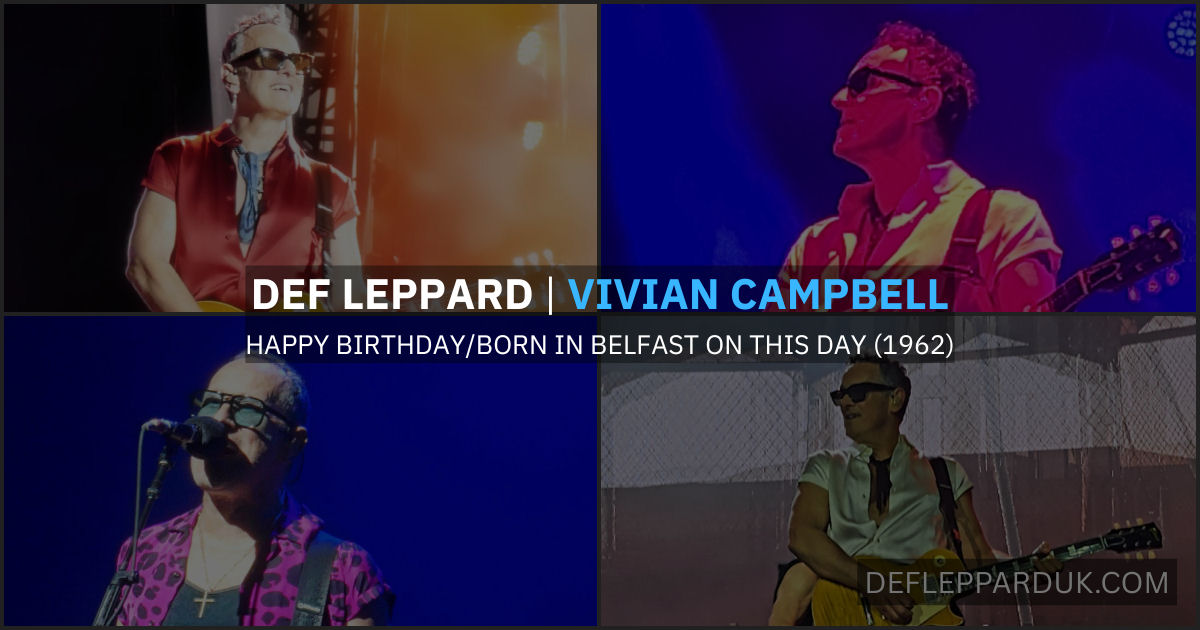 Def Leppard Vivian Campbell.
