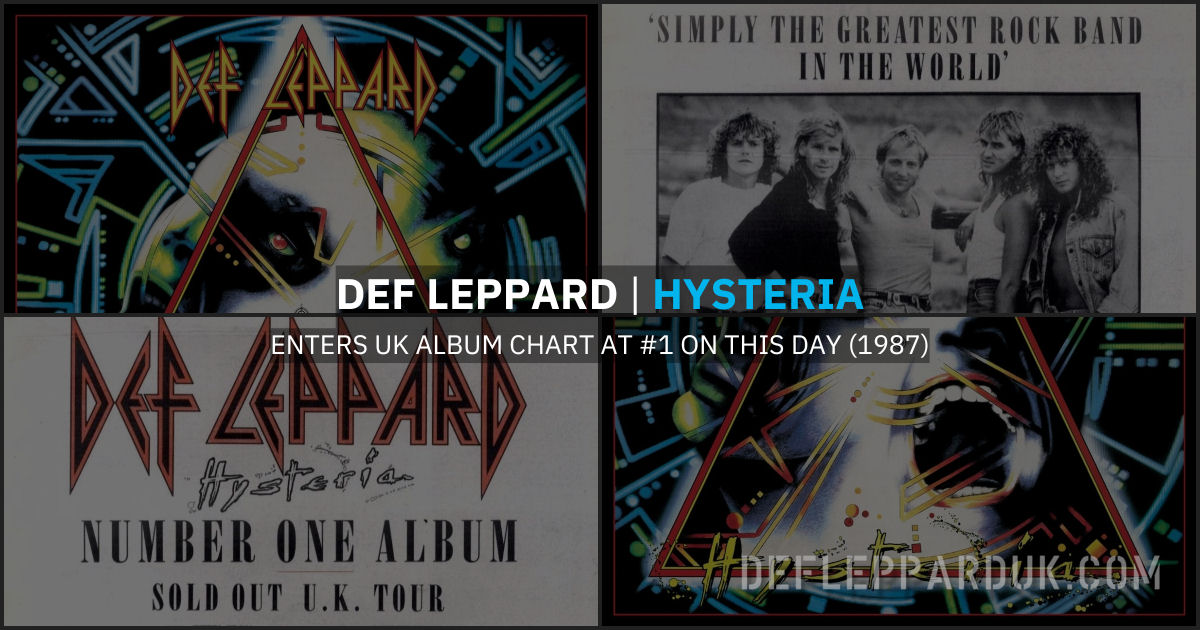 Def Leppard 1987. Def Leppard 1987.