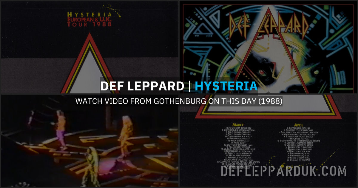 Def Leppard 1988.