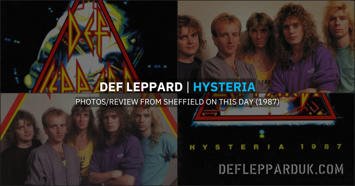 Def Leppard September 1987.