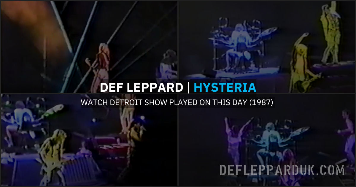 Def Leppard 1987.