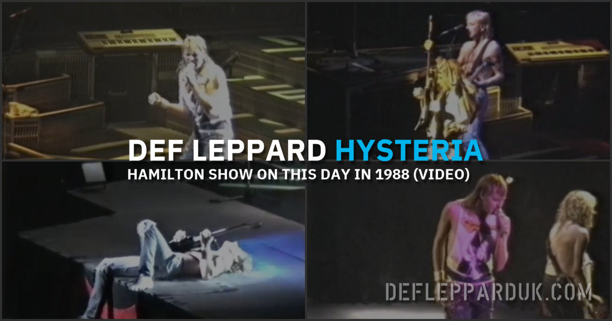 Def Leppard 1988.