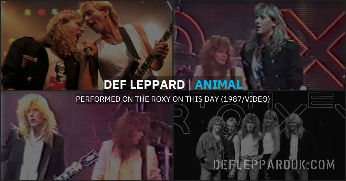 Def Leppard 1987. Def Leppard 1987.