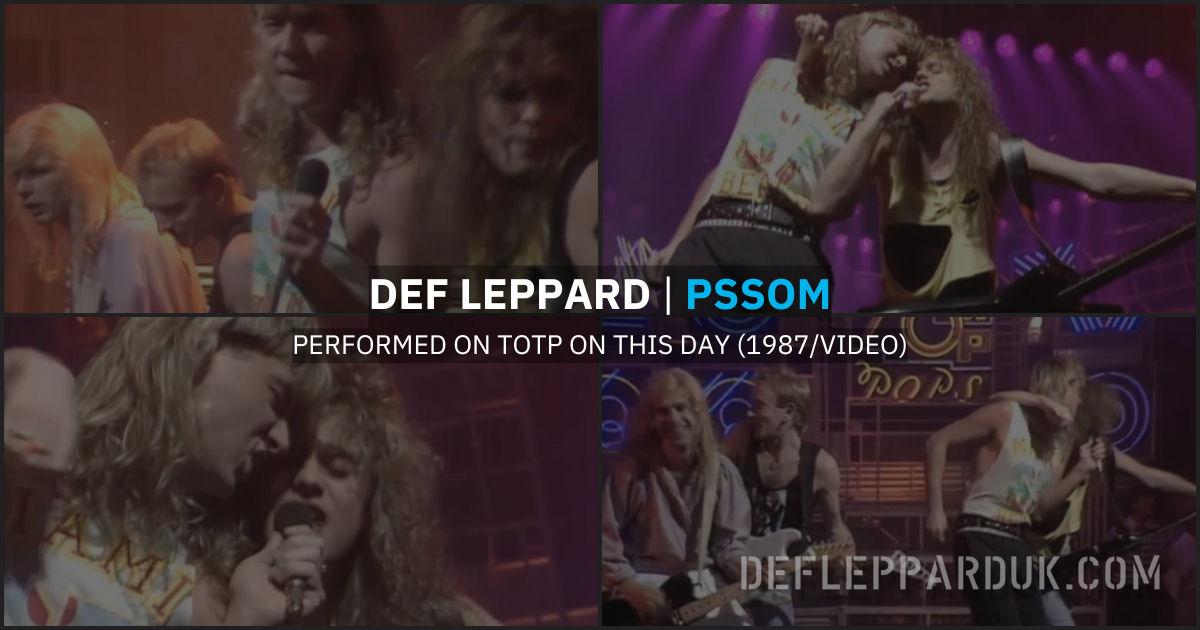 Def Leppard 1987.