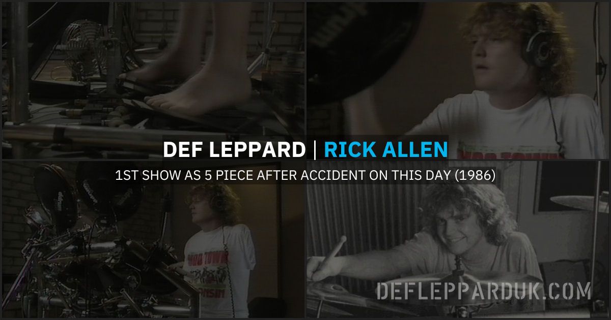 Rick Allen 1986.