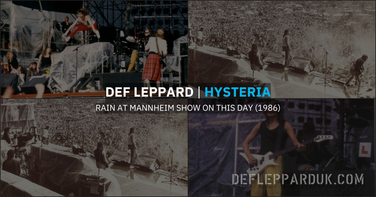 Def Leppard 1986.
