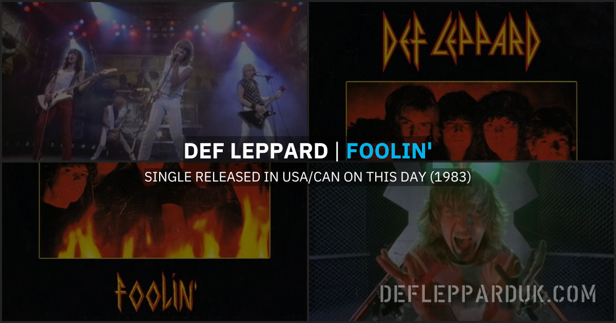 Def Leppard 1983.